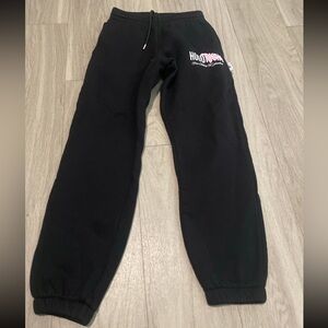 Hood Jogger Pants in Black